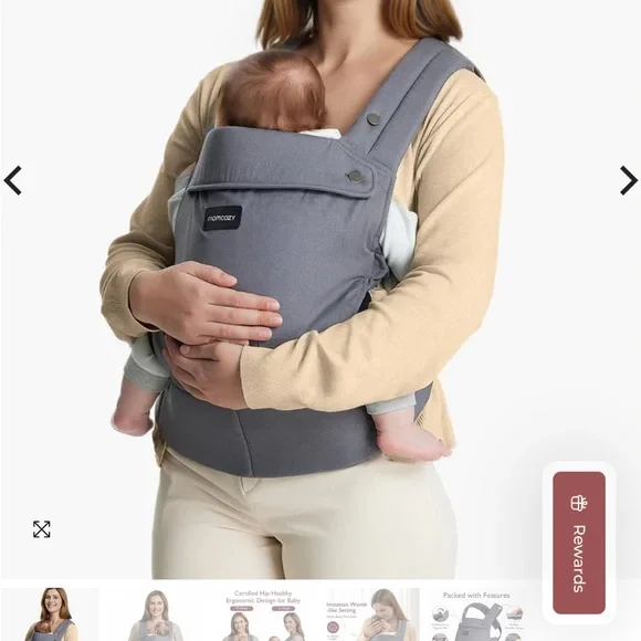 Momcozy Gray Carrier - Picture 2 of 2